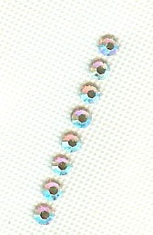 Hot Fix Rhinestone Letter l